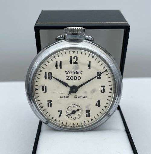 Pocket Watches RETAIL4000 WESTCLOX ZOBO SCOTTISH MADE COLLECTORS POCKETWATCH was sold for